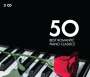 : 50 Best Romantic Piano Classics, CD,CD,CD