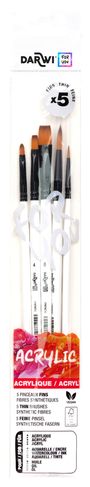 : Darwi For You, Set mit 5 feinen Pinseln, Div.