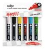 : MARBEL Set mit 6 Universalmarkern Acrylfarben, Rundspitze medium 4mm, Primärfarben, Div.
