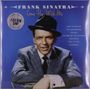 Texte: FRANK SINATRA, Come Fly With Me, Songtitel wie "Chicago". Ein Mann in Anzug und Hut lächelt.