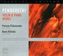 Krzysztof Penderecki: Sonaten für Violine & Klavier Nr.1 & 2, CD