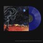 "High Priest of Saturn". Eine Vinyl in Blau. Illustration eines Sternenhimmels mit Planeten und rauchendem Turm.