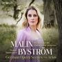 Texte: "MALIN BYSTRÖM", "Royal Stockholm Philharmonic Orchestra", "Thomas Søndergård", "German Opera Scenes AND Arias". Eine Frau in lila Kleidung vor Bäumen.