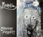 „Midnight of Humanity“ und stilisierter Schriftzug oben links. Rechts eine expressionistische Zeichnung eines Gesichts.