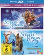 Vladlen Barbe: Die Schneekönigin 1 & 2 (3D Blu-ray), BR,BR