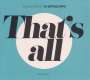 Alessandro D'Episcopo: That's All (Piano-Solo), CD