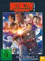 "Detektiv Conan", "Der Flashback des Einäugigen", FSK 12. Eine Illustration mit Anime-Figuren vor verschneiten Bergen.