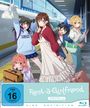 "Rent-a-Girlfriend, Staffel 4". Fünf animierte junge Frauen am Bahnsteig, eine hebt fröhlich eine Tüte hoch. Ab 16.