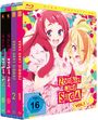 "Zombie Land Saga", "FSK ab 16 freigegeben", bunte Anime-Illustration mit zwei fröhlichen Mädchen in verspielten Outfits.