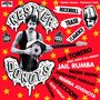Texte: "Nestter Donuts", "Flamenco Trash", "Rocknroll", "Trash", "Die Torero", "Jail Rumba", "Meow Meow". Illustration: Mann mit Gitarre.