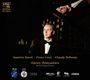 Text: Maurice Ravel, Franz Liszt, Claude Debussy, Dmitry Demyashkin. Unter einem Piano-Spiegel: Ein Mann im Anzug.