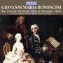 Giovanni Maria Bononcini: Arien,Correnti,Sarabande,Gighe & Allemande op.4, CD