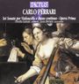 Carlo Ferrari: Sonaten für Cello & Bc Nr.1-6, CD