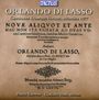 Orlando di Lasso (Lassus): Cantiones Duarum Vocum (München 1577), CD