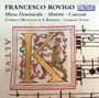 Francesco Rovigo: Missa Dominicalis a 5 voci, CD
