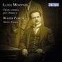 Text: Luigi Mozzani, Opera omnia per chitarra, Walter Zanetti, Monica Paolini. Ein Mann im Anzug sitzt, mit sepiafarbenem Ton.
