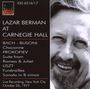 Lazar Berman at Carnegie Hall, CD