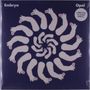 "Embryo", "Opal", "Limited Clear Vinyl". Spiralförmige Anordnung von Armen mit roten Kreisen an den Fingerspitzen.