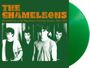 "The Chameleons. Recorded Live at the Manchester Hacienda, January 28th, 1983." Vier Männer in Schwarz-Weiß vor Türen.