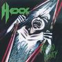 Text: „HEXX“ oben links, „MORBID REALITY“ unten rechts. Ein schreiendes Wesen bricht durch eine digitale Barriere.