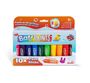 "Baff PAINTS", "10x Paint Sticks". Buntstifte in Box, Enten- und Fischillustration, geeignet für Kinder ab 3 Jahren.