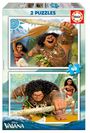 Disney: Educa - Disney - Vaiana - Puzzle 2x48 Teile, Div.