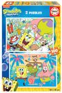 Paramount: Educa - Spongebob Schwammkopf - Puzzle 2x100 Teile, Div.