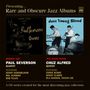 Paul Severson &t Chuz Alfred: Presenting Rare And Obscure Jazz Albums: Midwest Jazz & Jazz Young Blood, CD