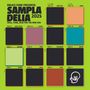 ENLACE FUNK PRESENTA: SAMPLA DELIA 2025. Soul, Funk, R&B for the new era. 16 quadratische Pads mit diverser Beschriftung.