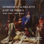 Texte: "DOMENICO SCARLATTI JOSÉ DE NEBRA Stabat Mater – Salve Regina La Grande Chapelle Albert Recasens".

Illustration eines biblischen Motivs: Menschen um einen Leichnam.