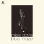 „miles davis blue haze“ steht unten. Oben rechts ein goldener Sticker: „180g“. Silhouette eines Trompeters im Zentrum.