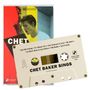 "Chet Baker Sings" auf Kassette; daneben ein Albumcover mit "CHET". Liste von Songtiteln und ein Mann im Profil.