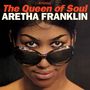 Text: "The Queen of Soul", "Aretha Franklin". Nahaufnahme einer Frau mit Sonnenbrille und ausdrucksstarken Augen.