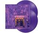 "Live at Hotel Cecil", "Thorbjørn Risager & The Black Tornado", Illustration von Gebäude mit leuchtendem Eingang, lila Vinyl.