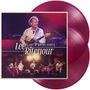 "Live at Ronnie Scott's - Lee Ritenour." Oben ein Gitarrist, unten eine Band auf der Bühne. Zwei rote Vinyl-Schallplatten.