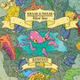 Die Bänder zeigen "Kraak & Smaak", "Velvet Seas" und "Remixed". Illustration: Ein bunter Oktopus im Meeresumfeld.