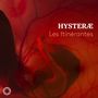 Text: "HYSTERÆ Les Itinérantes". Eine Tänzerin in roten Tönen, umgeben von Adern und organischen Strukturen.