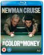 Text: "Newman Cruise", "The Color of Money", "A Martin Scorsese Picture". Zwei Personen spielen Billard. Blu-ray-Hülle.