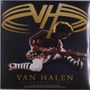 "VAN HALEN" und "THE SUPER DOME TOKYO '89" darunter. Gitarrist spielt in dynamischer Pose vor dunklem Hintergrund.