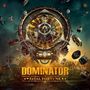 "Dominator: Fatal Fortune". Eine düstere Illustration mit einem großen, dekorativen, antik wirkenden Zifferblatt.