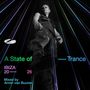 "A State of Trance IBIZA 2026 Mixed by Armin van Buuren." Ein Mann in Schwarz mit farbigen Lichtstrahlen.