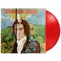 "CHICKEN SHACK", "Imagination Lady". Illustration eines Mannes mit dunklem Haar, Pflanzen im Hintergrund, rotes Vinyl.