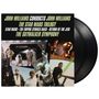 "John Williams Conducts John Williams: The Star Wars Trilogy... Bilder von ikonischen Star Wars-Szenen und Figuren."