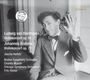 Ludwig van Beethoven Violin Konzert op. 61. Johannes Brahms Violin Konzert op. 77. Jascha Heifetz. Schwarz-weiß Porträt eines Mannes im Anzug.