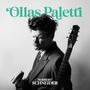 Texte: "Ollas Paletti", "Norbert Schneider". Mann mit Gitarre, emotionale Mimik, schwarz-weiß Fotografie.