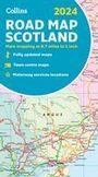 Collins: 2024 Collins Road Map of Scotland: Folded Road Map, KRT