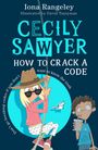 „CECILY SAWYER: HOW TO CRACK A CODE“. Illustration: Ein Mädchen schwingt an einem Seil, ein Junge trinkt einen Shake.