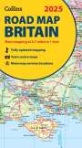 Collins Maps: 2025 Collins Road Map of Britain, KRT