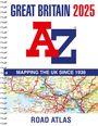 A-Z Maps: Great Britain A-Z Road Atlas 2025 (A4 Spiral), Buch
