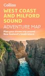 Collins Maps: West Coast and Milford Sound Adventure Map, KRT
